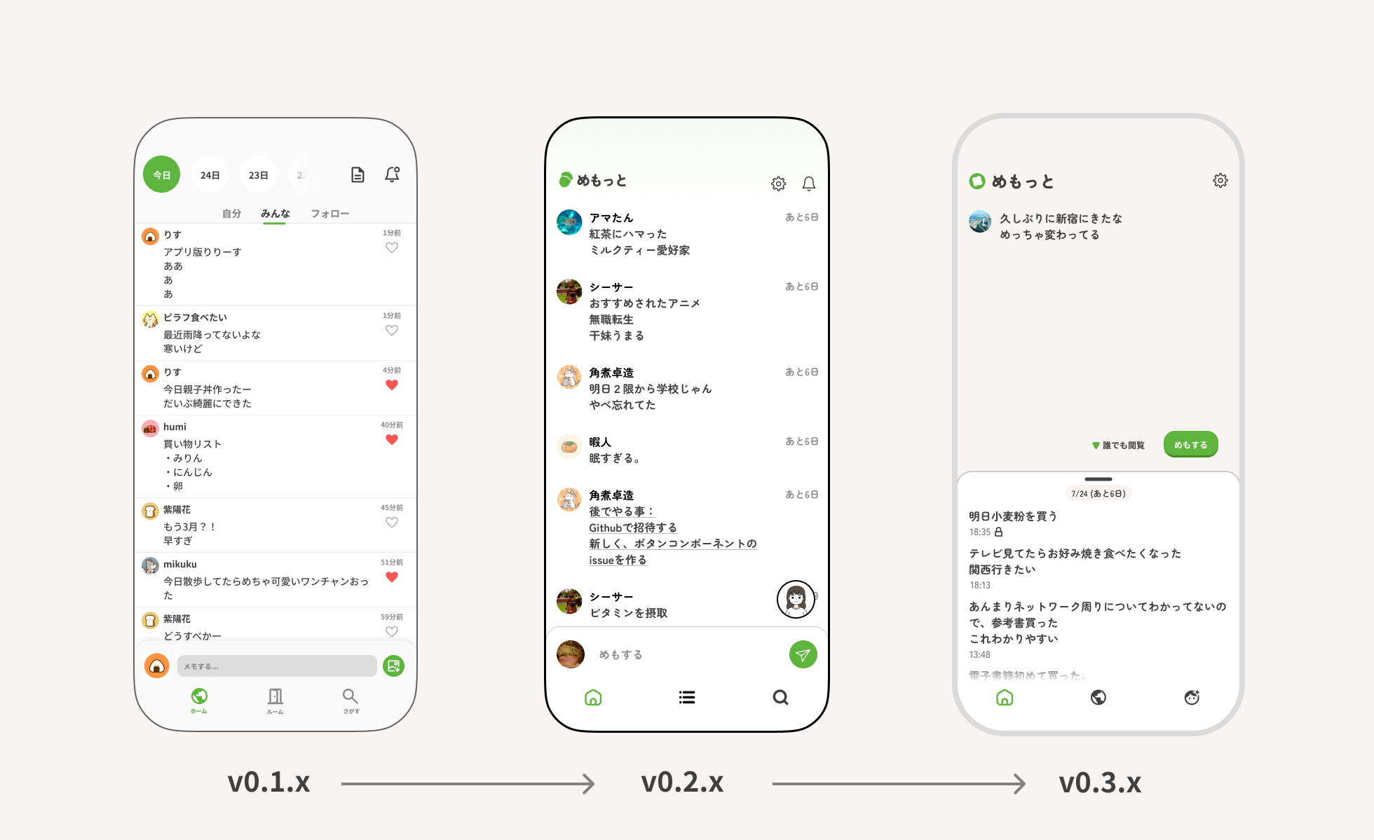 ホーム画面の歴史